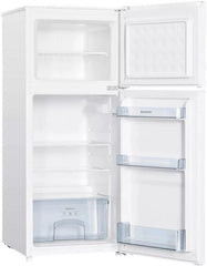 Frigorifico Dos Puertas Infiniton FG-151D12BEV, 151 Litros, 122 cm de Altura, Ancho de 50 cm, Ciclico, LED Interior, Regulación en altura, E, Blanco