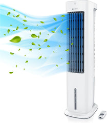 Brandson - Luftkühler mit Wasserkühlung 5 in 1 - Verdunstungskühler, Luftbefeuchter, Ventilator & Luftreiniger, mobile Klimaanlage ohne Abluftschlauch