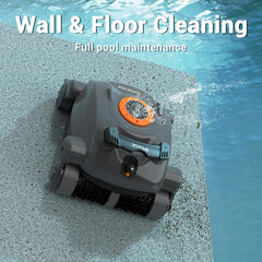 Cordless Robotic Pool Cleaner, Automatic Wall Climbing Pool Vacuum for Swimming Pool Cleaning