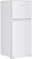 Frigorifico Dos Puertas Infiniton FG-151D12BEV, 151 Litros, 122 cm de Altura, Ancho de 50 cm, Ciclico, LED Interior, Regulación en altura, E, Blanco