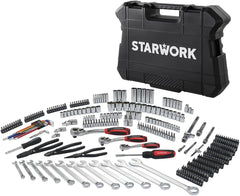 314-Piece Mechanics Tool Set and Socket Set, Professional Metric Set