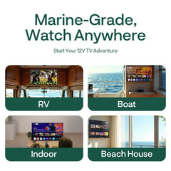 40" Smart 12V RV TV - Marine Series