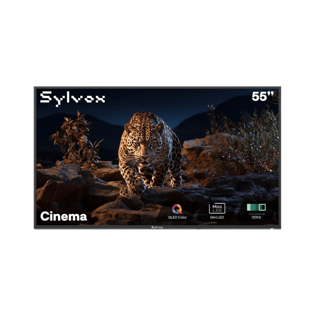 Sylvox Cinema 55" Helio QLED Outdoor TV-2026 Model (120HZ & 2000Nits)