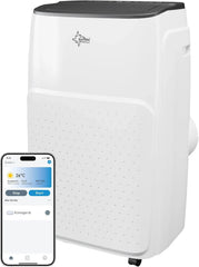 SUNTEC Mobiles Klimagerät Impuls 2.6 Eco R290 – Klimaanlage mobil und leise mit Abluftschlauch – Kühler & Entfeuchter für Räume bis 34 qm – Mobile