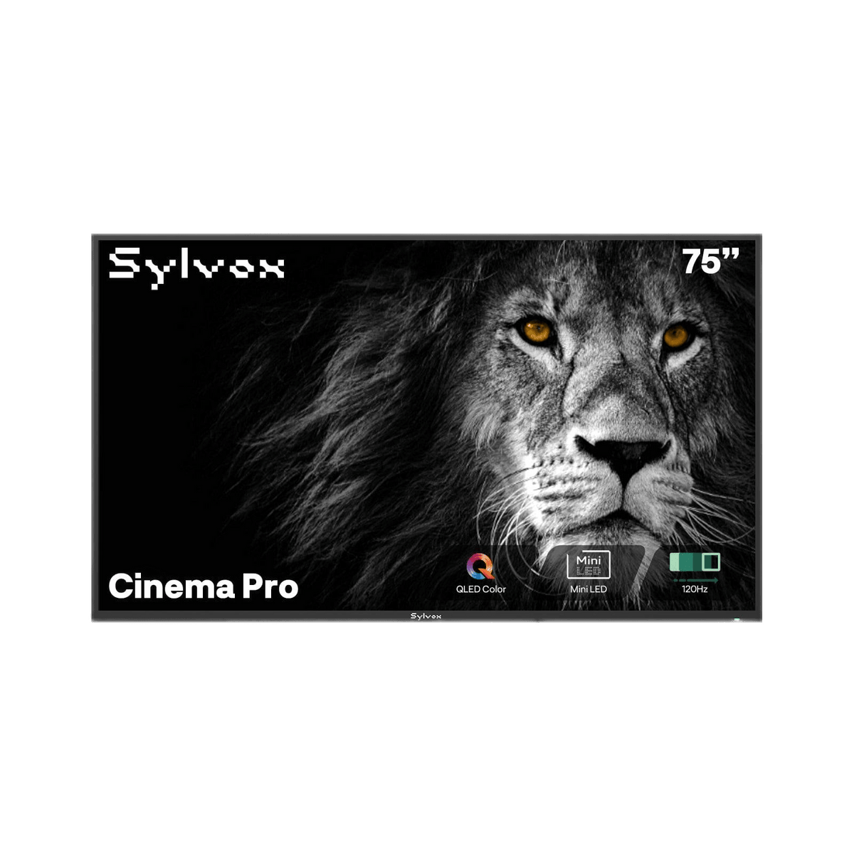 Sylvox Cinema Pro 75" Helio QLED Outdoor TV-( 120HZ, 3500Nits)